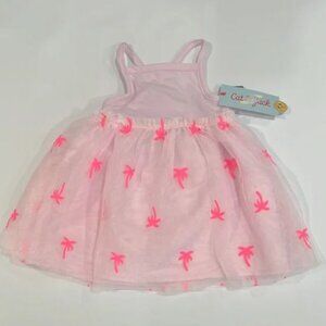 3/$15 Cat & Jack – Girls’ Light Pink 12 Mnth Palm Tree Tulle Dress
